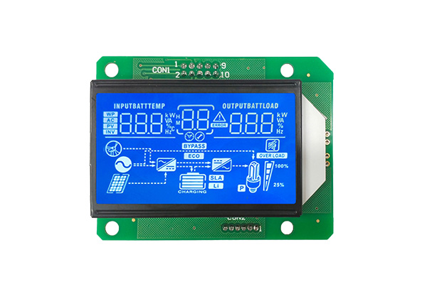 Por que os inversores solares/dispositivos UPS usam a tela LCD do segmento?
