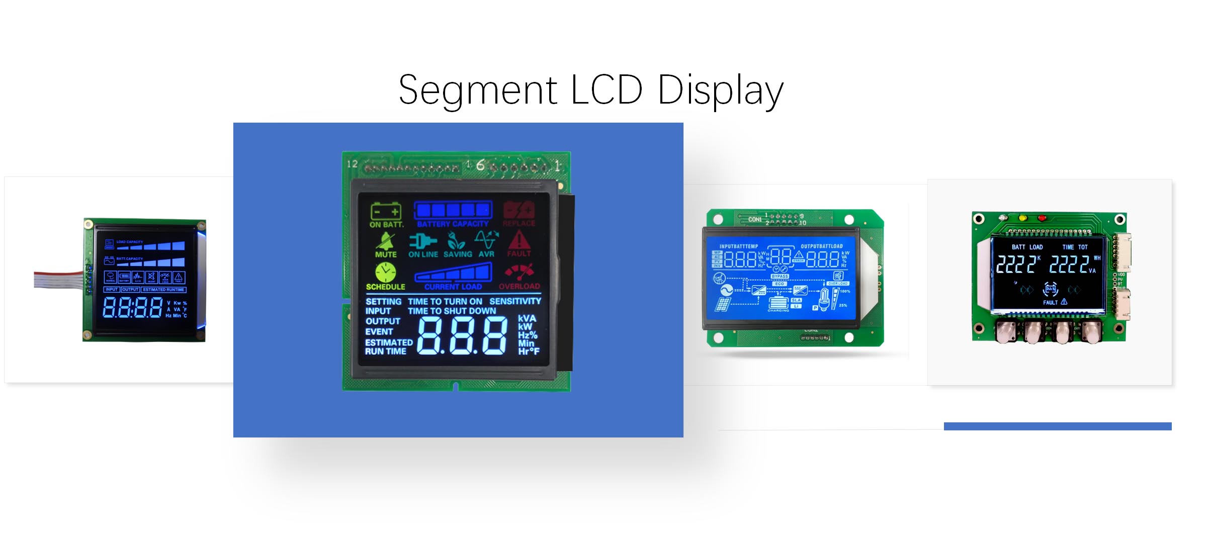 Qual é o princípio de funcionamento do display LCD de segmento?
