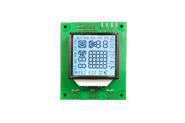 Quais são os fatores que afetam o consumo de energia da tela civil LCD monocromática?