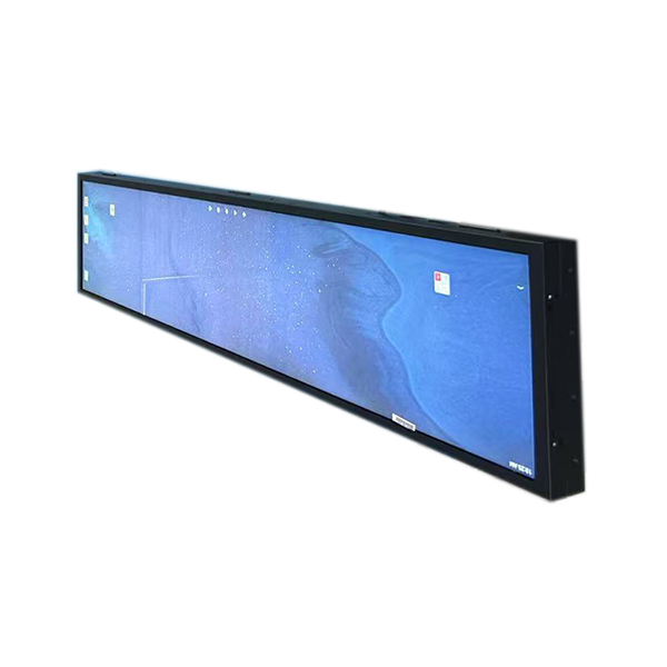 Monitor de exibição LCD de sinalização digital de 43 polegadas de barra de barra esticada de 43 polegadas
