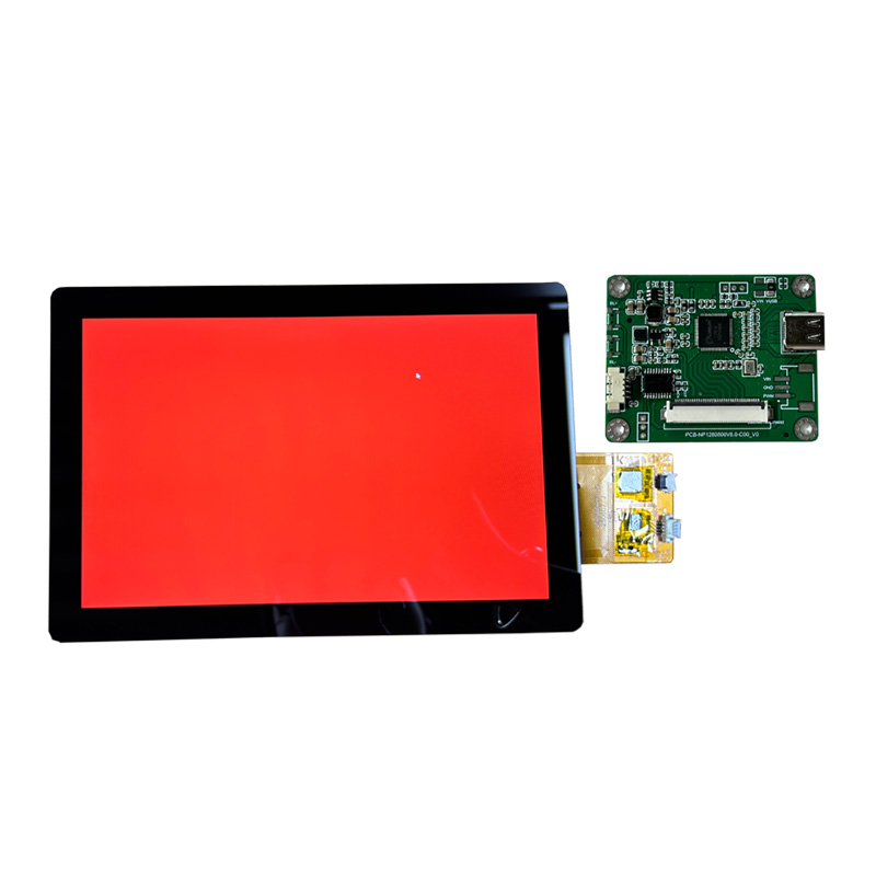 Visor portátil CTP capacitivo de 8 polegadas com interface tipo C