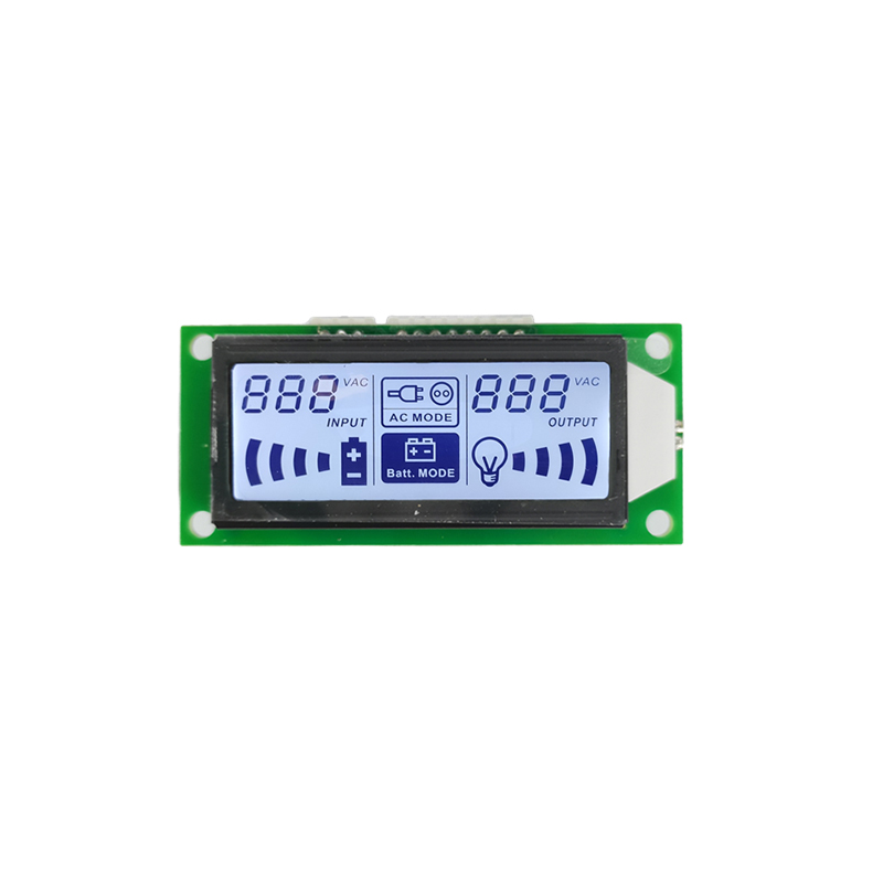 Visor LCD personalizado de 7 segmentos TN Display positivo