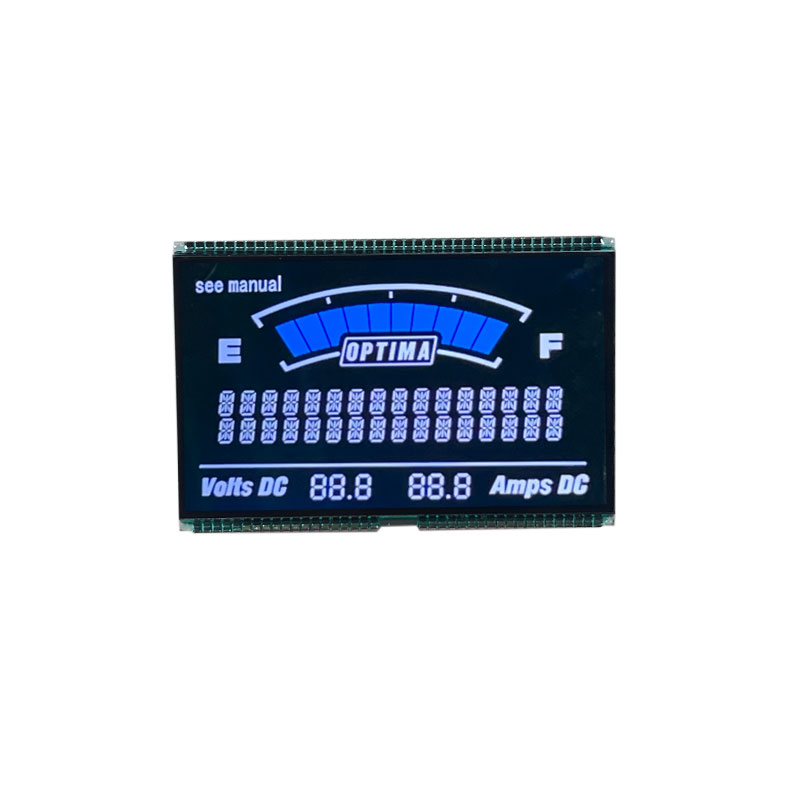 VA VA LCD de segmento de ângulo de visualização completa para energia solar